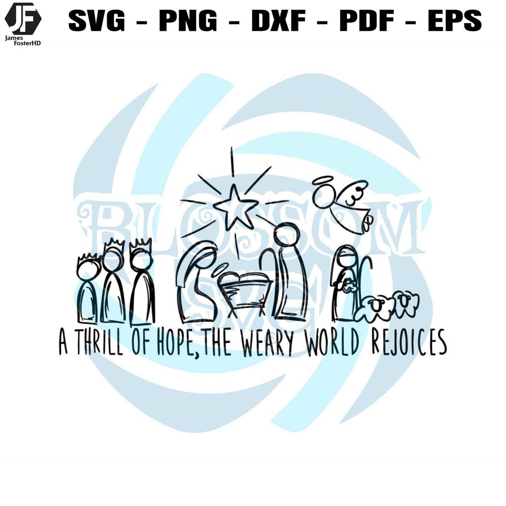 A Thrill Of Hope Christian Christmas SVG.jpg