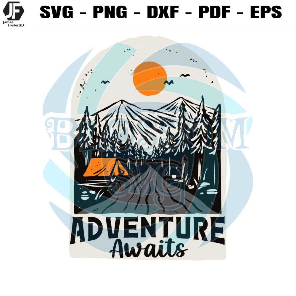 Adventure Awaits SVG Happy Camping Life SVG Cricut File.jpg