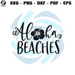 aloha beaches summer vibes svg graphic design file