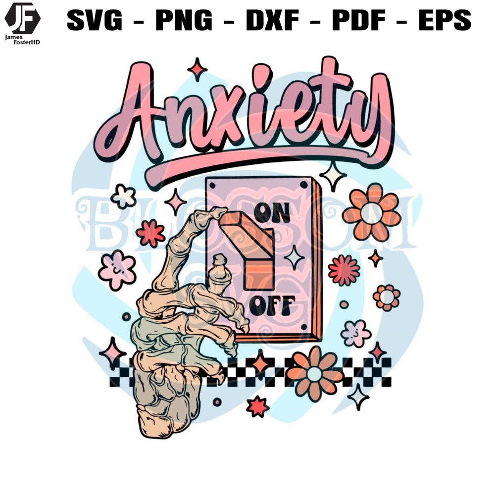 Anxiety On SVG Mental Health Awareness SVG Digital File.jpg