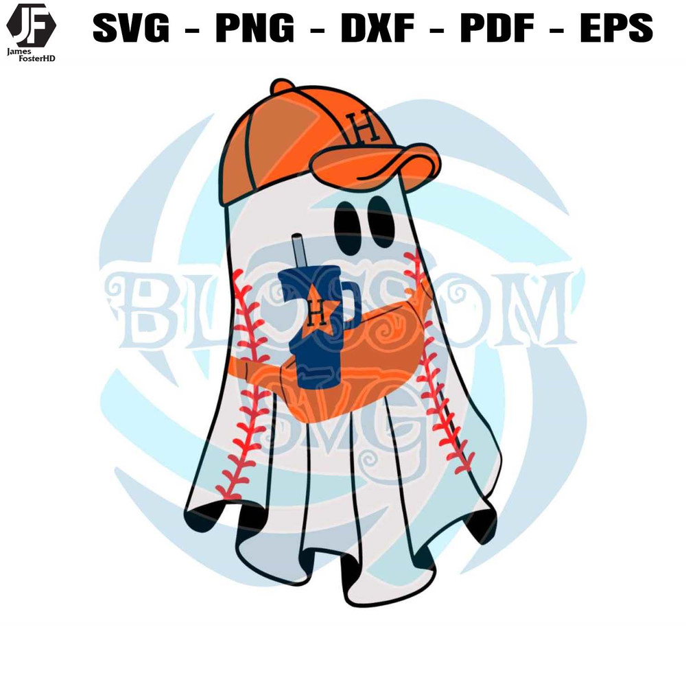 Astros Halloween Baseball Boujee Stanley Ghost SVG File.jpg