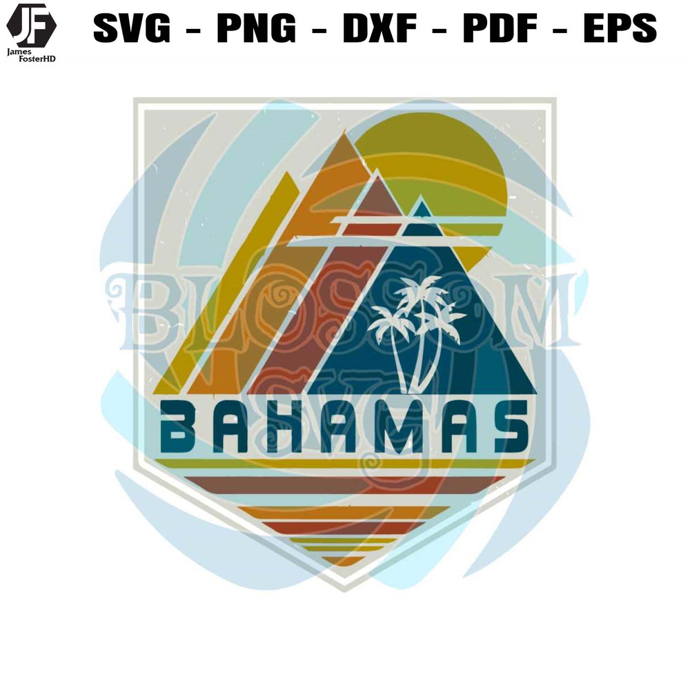 Bahamas Vintage Souvenir Travel SVG Cutting Digital File.jpg