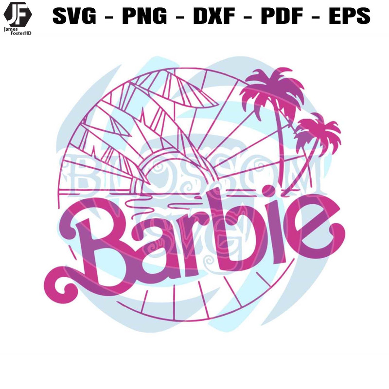 Barbie Malibu Vibes SVG Barbie Vacation SVG Digital Cricut File.jpg