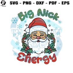 big nick energy christmas svg