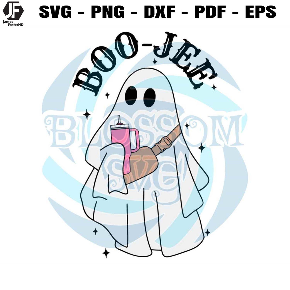Boo Jee Ghost Halloween SVG Spooky Vibe SVG Download.jpg