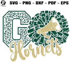 hornets cheer svg, cheerleading hornets svg, go hornets svg