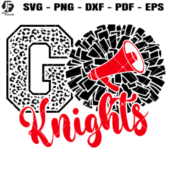knights cheer svg, cheerleading knights svg, go knights svg