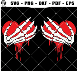 skeleton boobs hands svg, valentine hearts svg, boob hands