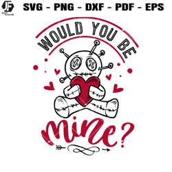 would you be mine svg, anti valentine's day svg, funny 1