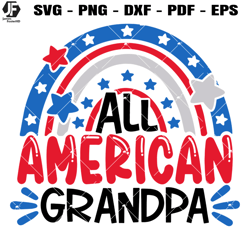 all american grandpa svg, 4th of july, america grandpa svg