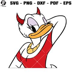 devil donald duck svg, daisy duck svg, halloween disneyland