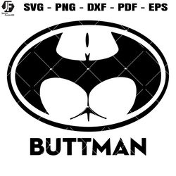 funny batman svg, buttman svg, batman icon svg
