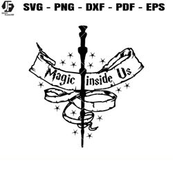 harry potter magic inside svg, magic inside us svg, magic
