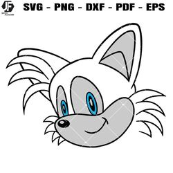 hedgehog face yellow tails svg, the hedgehog svg, sonic svg