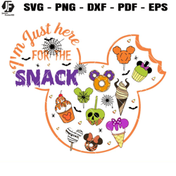 im just here for the snacks svg, disney trip svg, disney svg