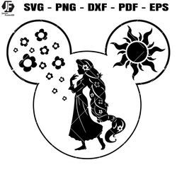 lost princess svg, disney princess svg, repunzel tangled svg