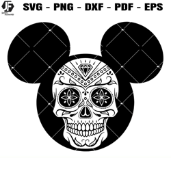 mickey mandala tattoo svg, mickey skull svg, mickey head svg