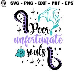 poor unfortunate souls svg, sea witch svg, ursula villains