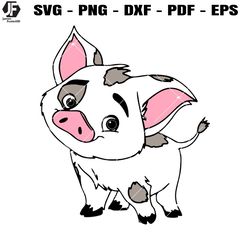 pua moana svg, pua heihei svg, pua cute svg, pua disney