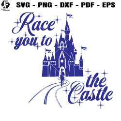 race you to the castle svg, vacation and race svg, runing