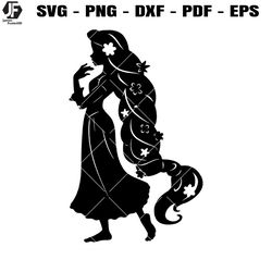rapunzel princess svg, tangled svg, princess svg, disney