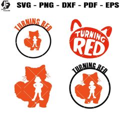 red panda bundle svg, turning red bundle svg, mei lee svg