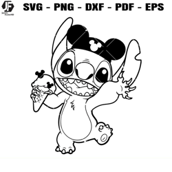stitch snack disneyland svg, cute stitch svg, stitch disney