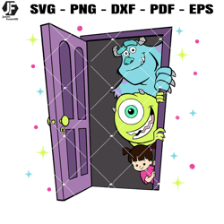 sully boo mike svg, monsters inc svg, disneyland ears svg