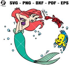 the little mermaid svg, ariel svg, ariel princess svg