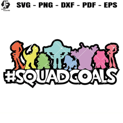toy story squad goals svg, toy story logo svg, friends svg