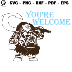 you are welcome svg, maui svg, moana svg, dwayne