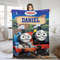 Custom Thomas And Friends Blanket, Thomas The Train Sofa Blanket, Thomas And Friends Bedding Decor, Thomas Character Blanket NFNM53 1.jpg