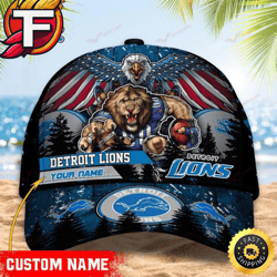 Detroit Lions Nfl Cap Personalized Trend