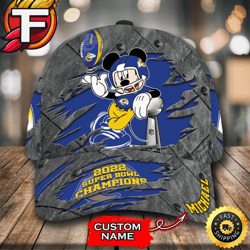 Los Angeles Rams Super Bowl Champions Custom Classic Cap