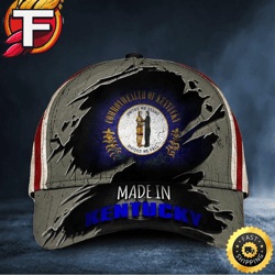 Made In Kentucky Hat Commonwealth Of Kentucky Cap Patriotic Gifts For Veteran Hat Classic Cap