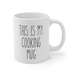 cooking mug, cooking gift, funny cooking mug, unique chef gift, funny chef mugs, profanity gift, rae dunn inspired mug 3