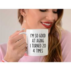 80th birthday mug, 80th birthday gift, 80 year old birthday, 80th birthday party gift, funny 80th cup, happy 80th birthd