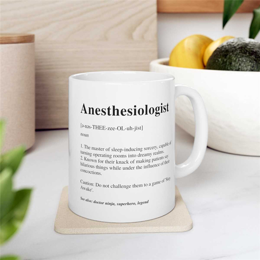 Anesthesiology Definiton Mug, Anesthesiologist Funny Gift, Funny Anesthesiology Mug, Anesthesiology Technician, Anesthes.jpg
