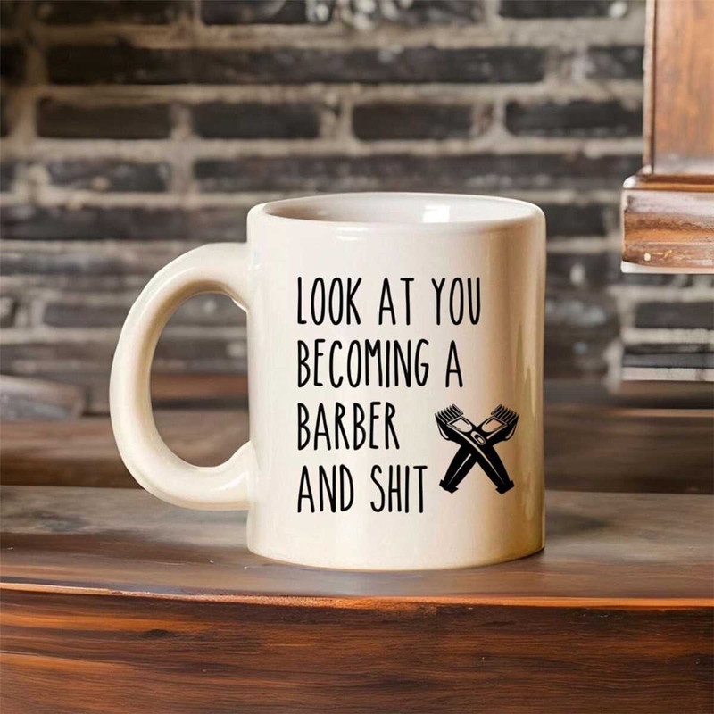 Barber Gift  Barber Mug  Gift For Barber  Gifts For Men  Hairdresser Mug  Barber Shop Decor  Gift For Him  Barber Gradua.jpg