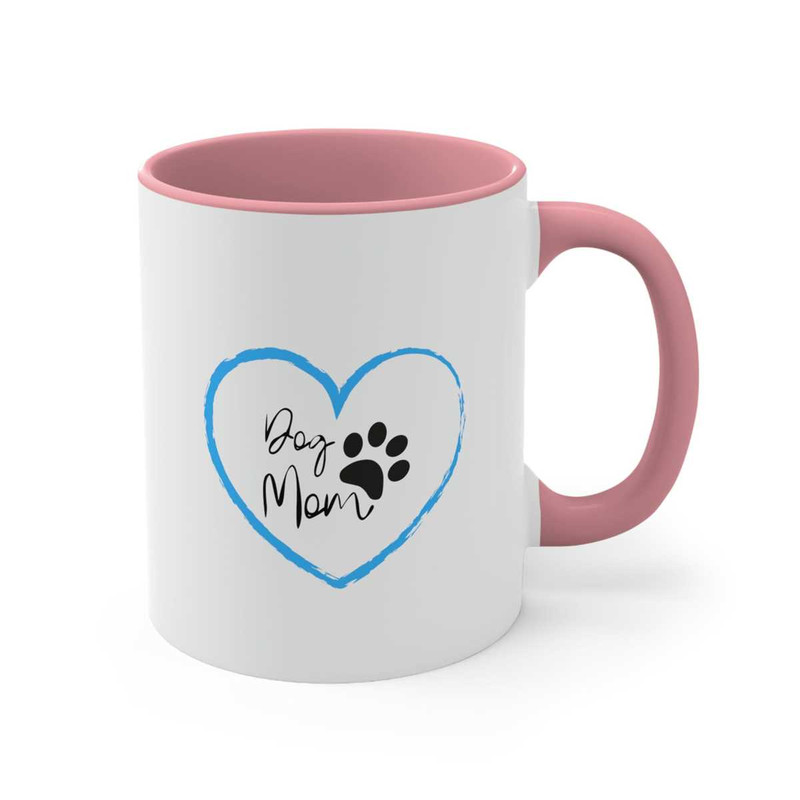 Blue Heart Dog Mom - Accent Coffee Mug, 11oz.jpg