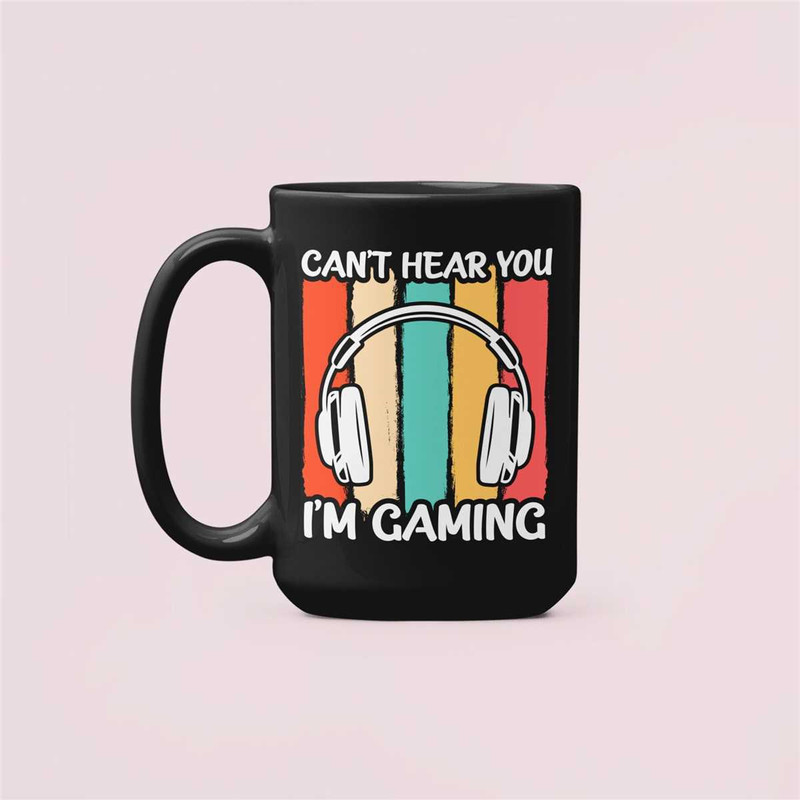 Gaming Mugs, Sorry I Can't Hear You I'm Gaming, Funny Gamer Gifts, Video Game Coffee Cup, Gamer Present, Birthday Gift,.jpg
