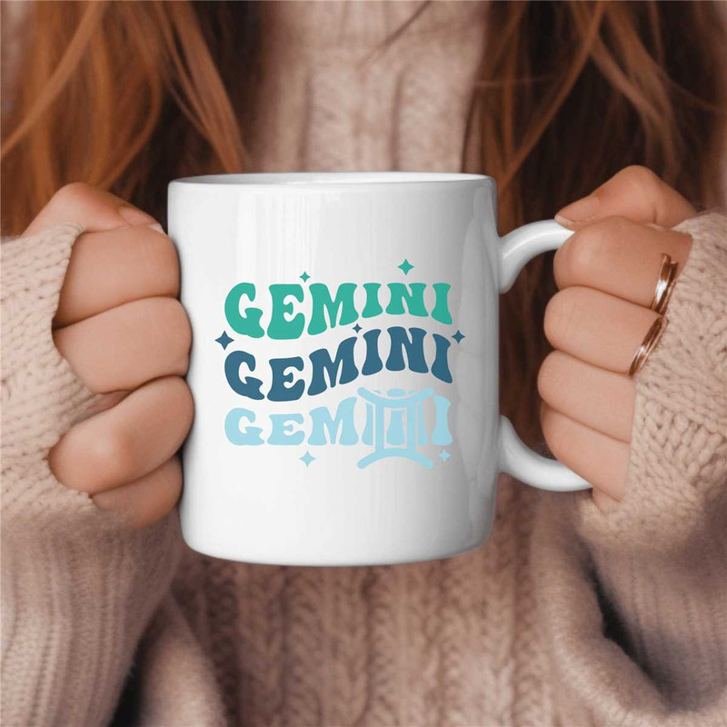Gemini Coffee Mug, Zodiac Birthday Gift for Her, Horoscope Ceramic Mug.jpg