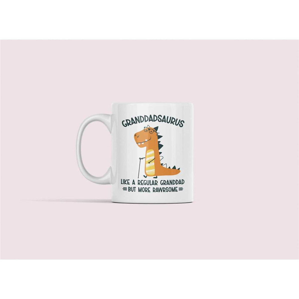 Granddad Mug, Grandadsaurus Mug, Funny Grand Dad Gifts, Dinosaur Coffee Cup, Christmas Present for Grand Dad, Unique Gra.jpg