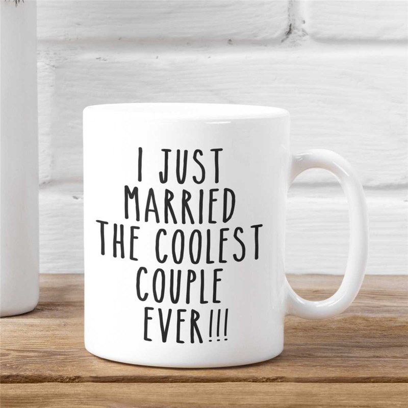 I Just Married the Coolest Couple Ever, Wedding Officiant Mug, Funny Wedding Officiant Gift, Thank You Gift, Gift for We.jpg