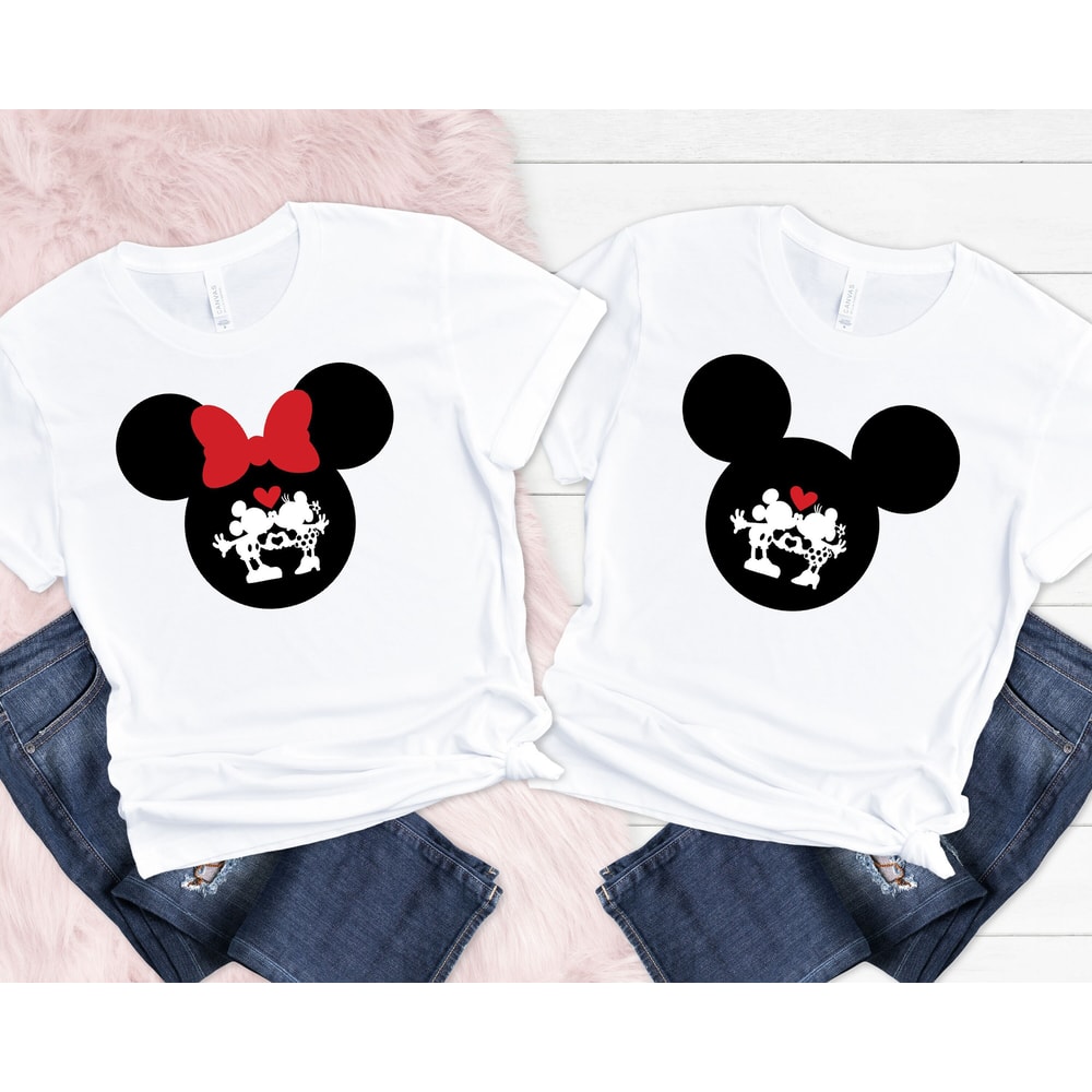Disney Valentine's Day Couple Shirt, Mickey And Minnie Valentine Day Shirt Hoodie Sweatshirt, Matching Valentine's Shirt.jpg