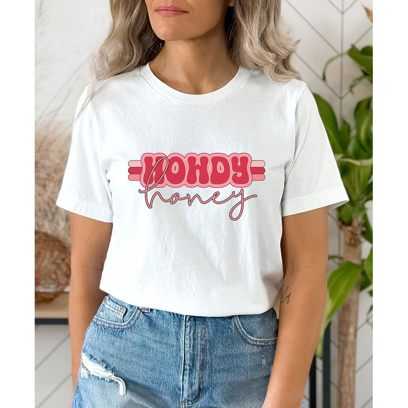 Howdy Honey Valentines Day Shirt, Womens Howdy Tshirt, Valentines Howdy Tshirt, Western Howdy Honey, Valentines Shirt for Women.jpg