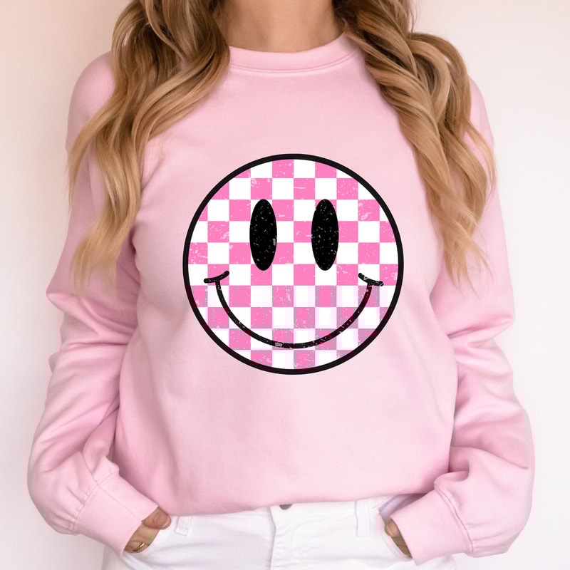 Comfort Colors® Happy Face T-Shirt, Funny Face Shirt, Smiling Shirt, Vintage Shirt, Cute Face Shirt, Retro Happy Face Shirt, Birthday Gift.jpg