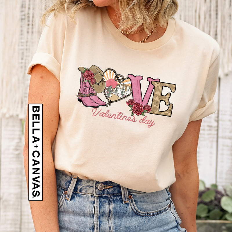 Howdy Valentine Tshirt, Western Valentine's Day Tee, Valentines Day Shirt, Retro Shirt, Western Sublimations Shirt, Valentines Day Shirts.jpg