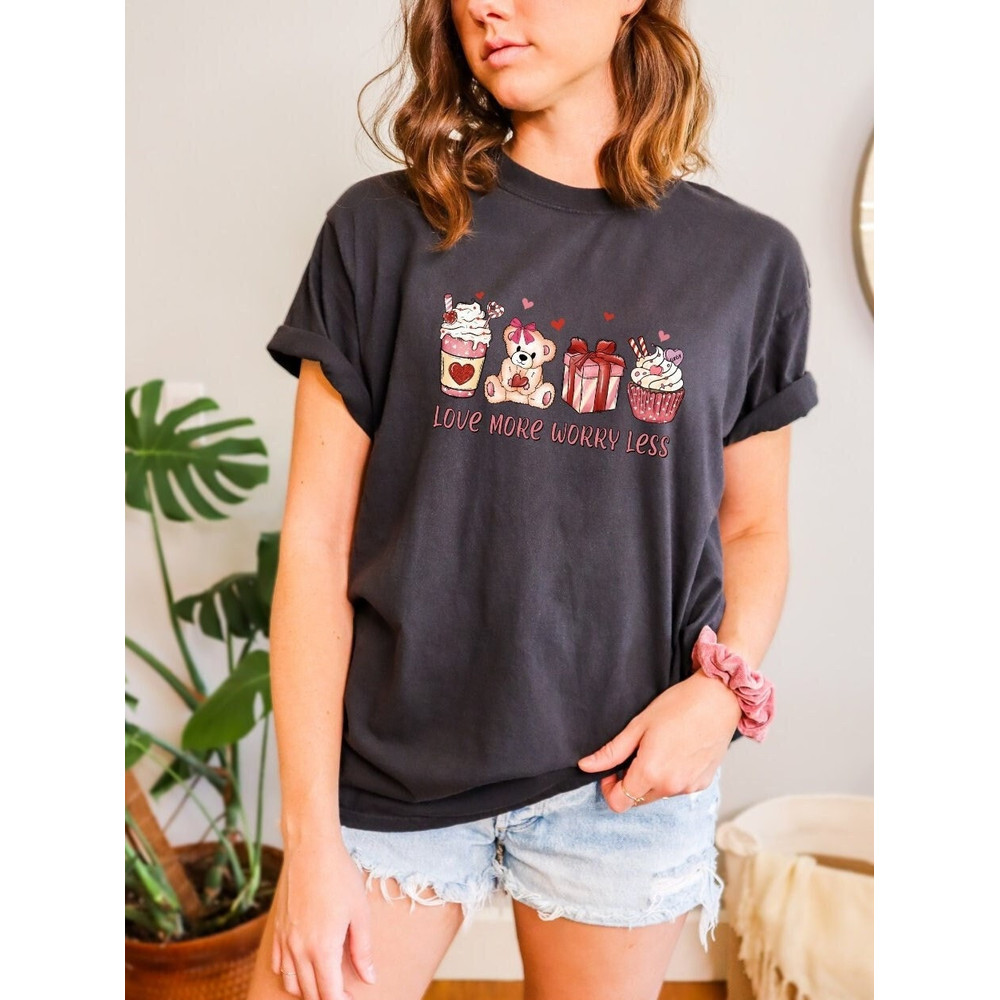 Comfort Colors Teddy Bear Tshirt, Valentines Day Classroom Gifts, Tshirts for Teen Girls, Youth Tshirt, Friendsgiving Tshirt.jpg