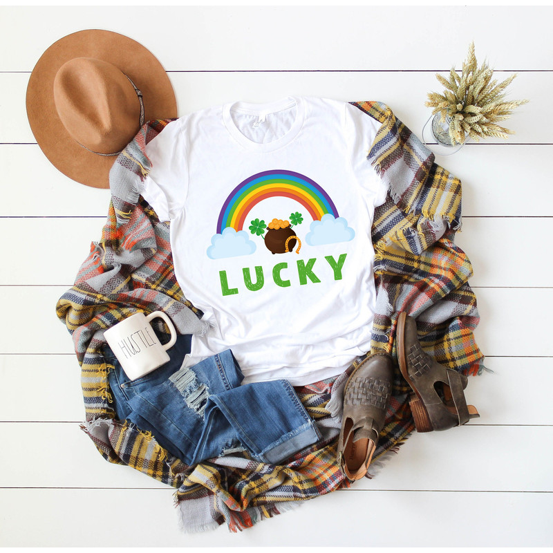 Shamrock Shirt,St Patricks Day Shirt,Rainbow Shirt,Lucky Me Shirt,Irish Shirt,Leopard Print Shirt,Kiss Me Shirt,St Patricks Tee - RS188.jpg
